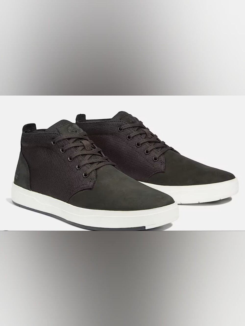 Timberland Men's Davis Square Leather/Fabric Chukka Sneakers Size 10